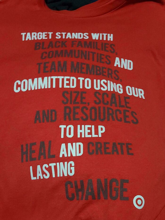 Found One Of My Old Target Shirts...And Yep, It Aged Horribly