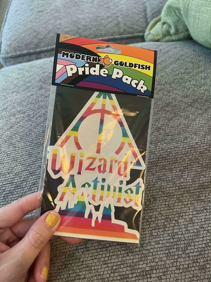 Found This Wizard Activist Sticker—Harry Potter’s Author Is A TERF? Wait, What?