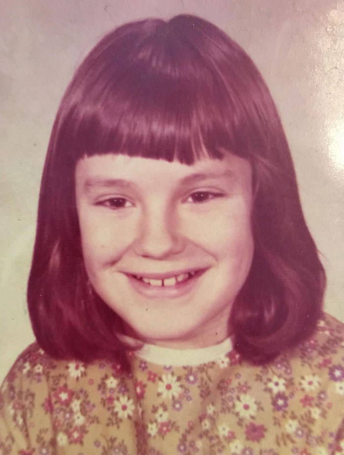 I Cut My Own Bangs for the 4th Grade Photo — 60s Edition