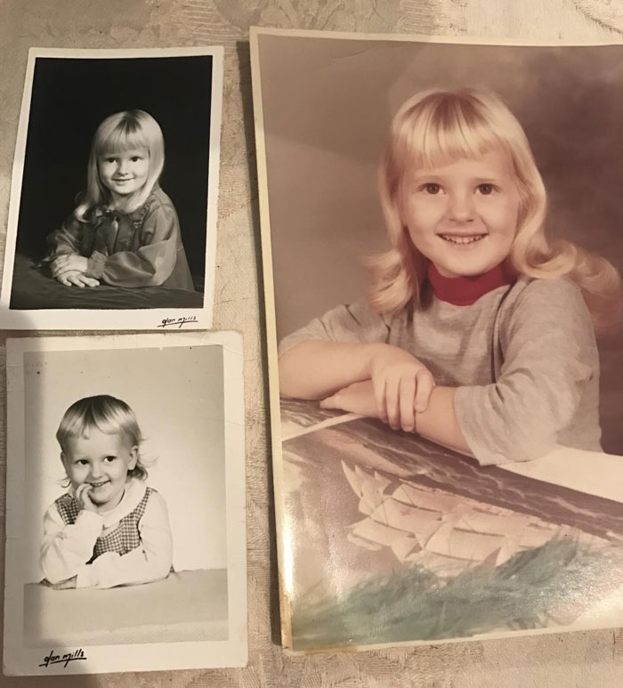Dad Trimmed My Bangs Before Every Picture — The Struggle