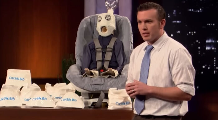 CarSik Bib: Barf Bag for Motion-Sick Kiddos