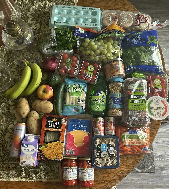 $56 Worth Of Aldi & Walmart Groceries — Week’s Food For One!