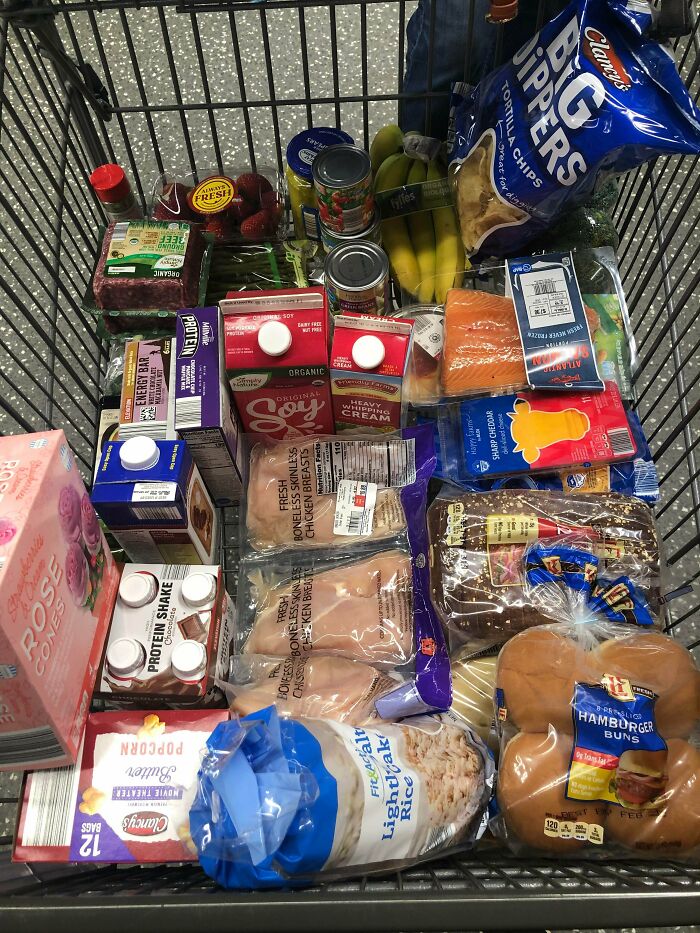 $112 Grocery Run At Aldi For 2 People