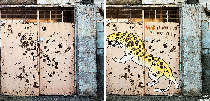 These Bullet Hole Makeovers Are Street Art Magic You Didn’t See Coming