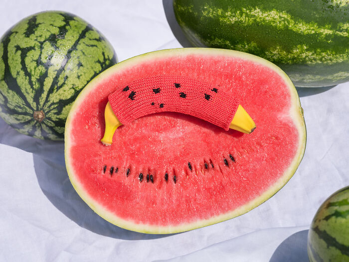 These Hand-Knitted Jumpers Make People Totally Vanish Into Their Backgrounds—You’ve Gotta See It!