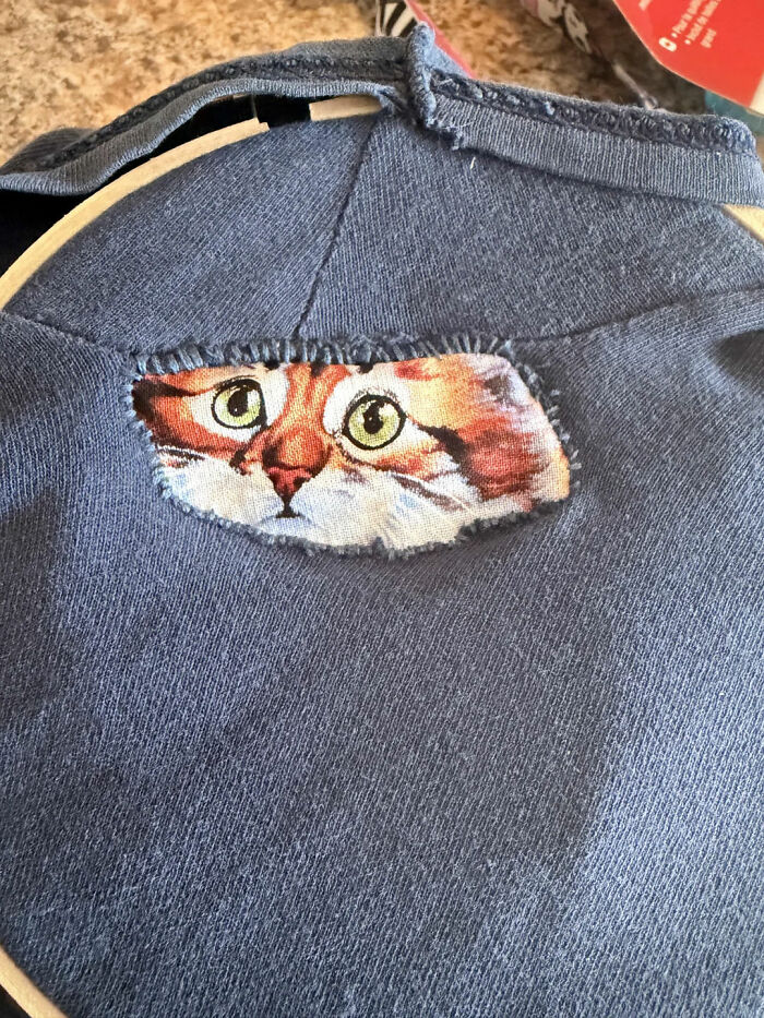 First Time Fixing the Husband’s Shirt, Nailed It!