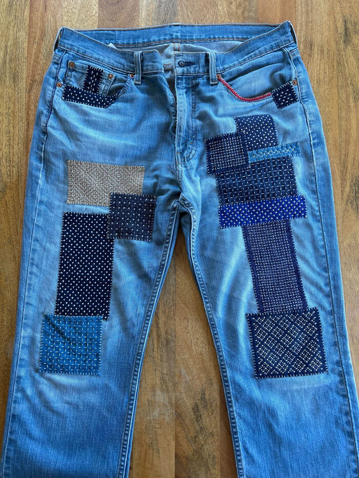 More Sashiko Repairs Because One Just Isn’t Enough