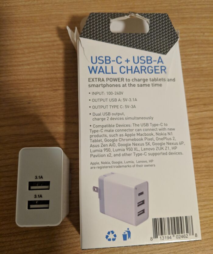 Bought This Charger Thinking of the USB-C Port... Got a Puzzle Instead?