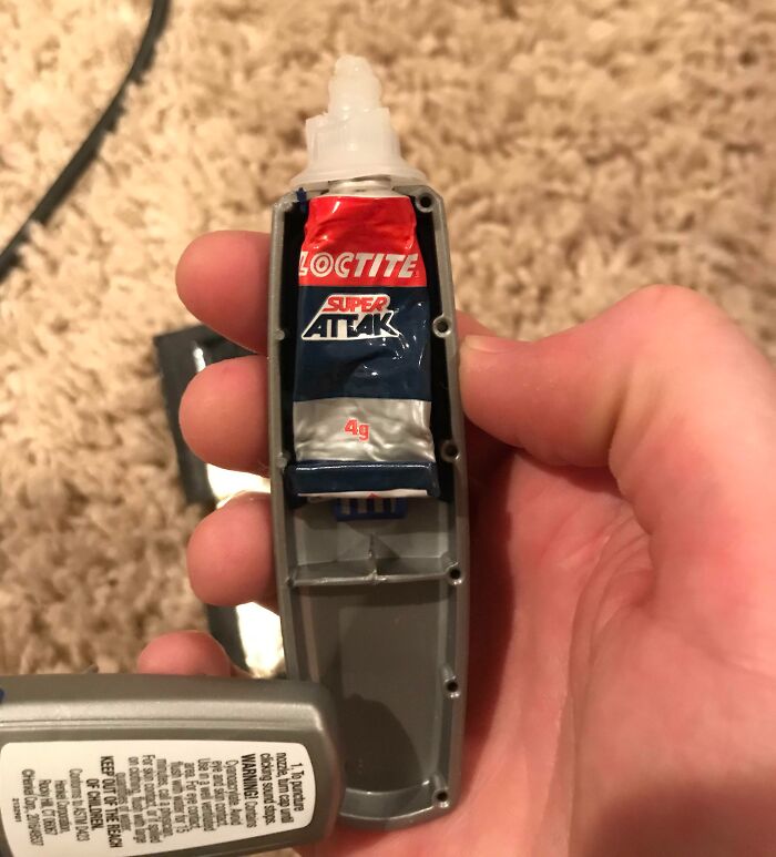 Super Glue Fail: The Bottle’s Broken Inside