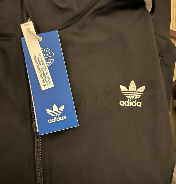‘Adida’ Jacket Missing an ‘S’—Official Website, Really?