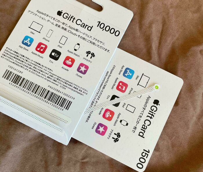 Bought a 10,000 JPY Apple Gift Card, Got a Dud Worth 1,500