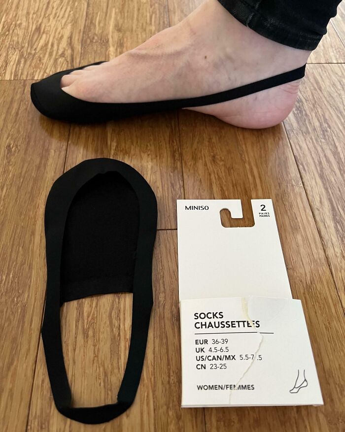Wife Bought Socks, Got Half Socks Instead of Full Ones