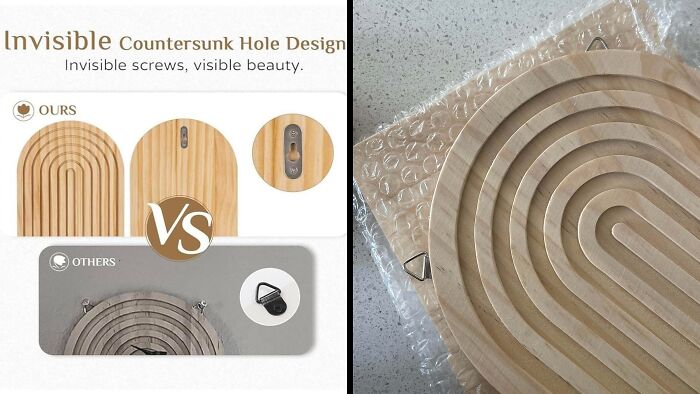 Bought Shelves Advertising 'Invisible Hardware'... Not So Invisible