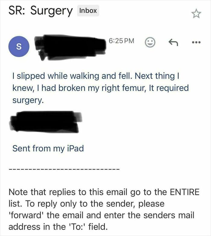 Neighborhood Email Blunder Sent to Everyone