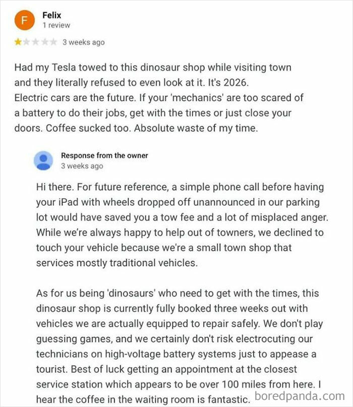 Tourist Throws Fit Because Auto Shop Won't Fix Their 'iPad on Wheels' (Yep, Really)