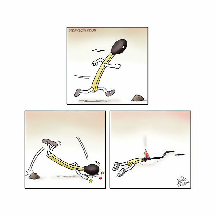 These Wordless Comics By Karlo Ferdon Will Totally Make You Laugh Without Saying a Word