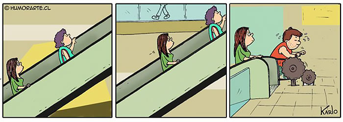 These Wordless Comics By Karlo Ferdon Will Totally Make You Laugh Without Saying a Word