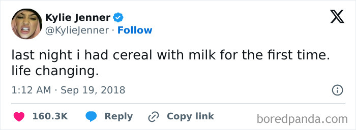 Kylie Jenner’s Cereal Confession