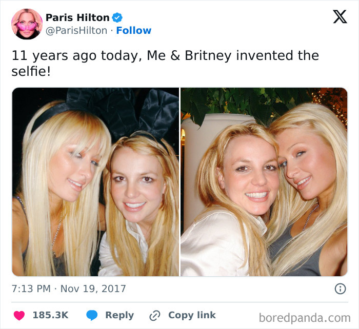 Paris Hilton’s Selfie Origins Mix-Up