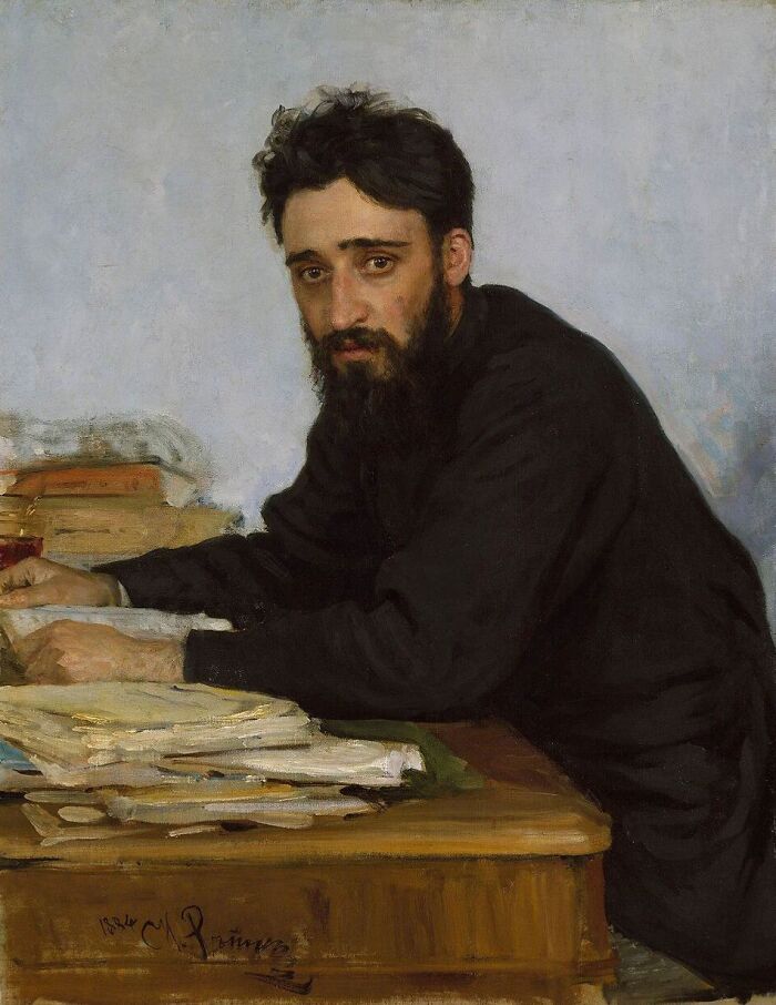 “Portrait Of Vsevolod Garshin” By Ilia Repin, 1884