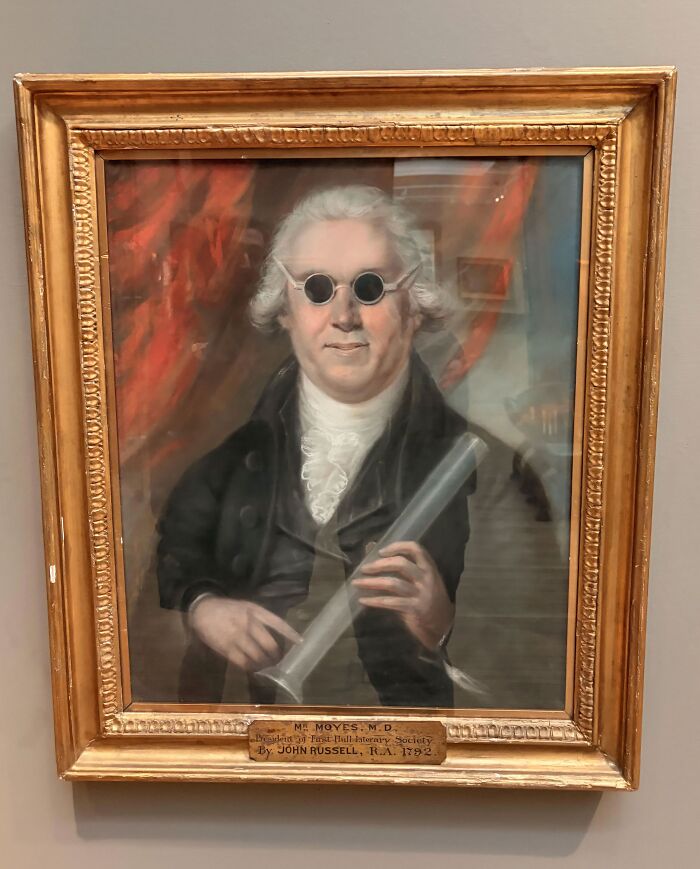 “Portrait Of Mr Moyes, M.d.” By John Russell, 1792