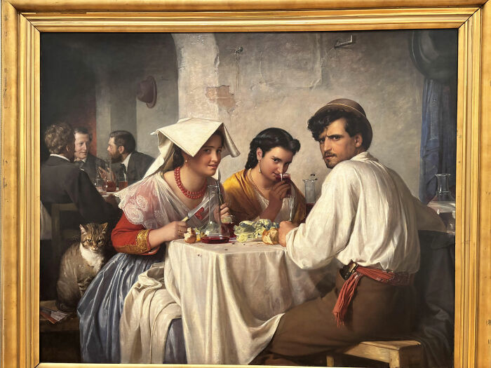 “In A Roman Osteria” By Carl Bloch, 1866