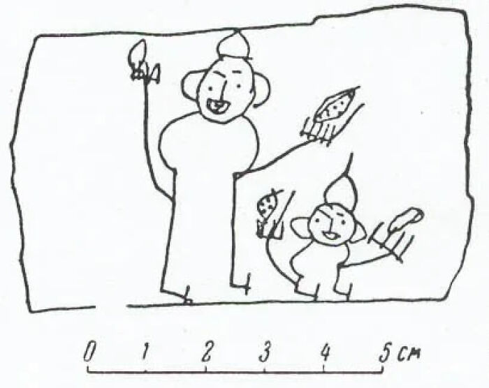 Drawings By Onfim, A 7-Year-Old In 13th Century Russia