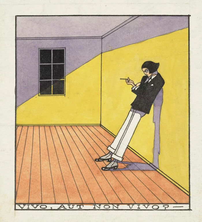 “Vivo, Aut Non Vivo” By Natalie Mei, 1918