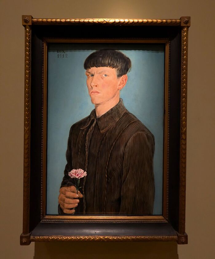 "Self-Portrait" By Otto Dix, 1912