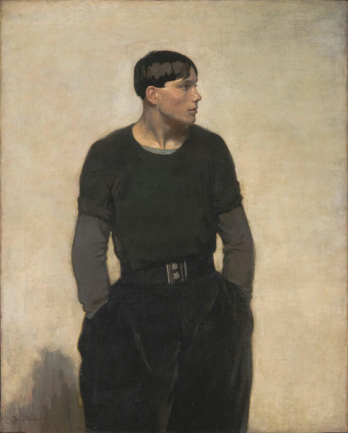 "A Young Breton" By Glyn Warren Philpot, 1917