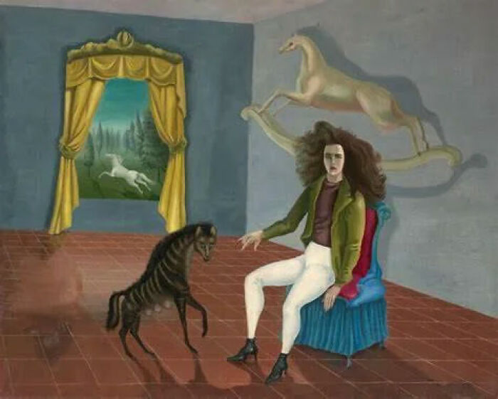 “Self-Portrait (Inn Of The Dawn Horse)” By Leonora Carrington, 1937-1938
