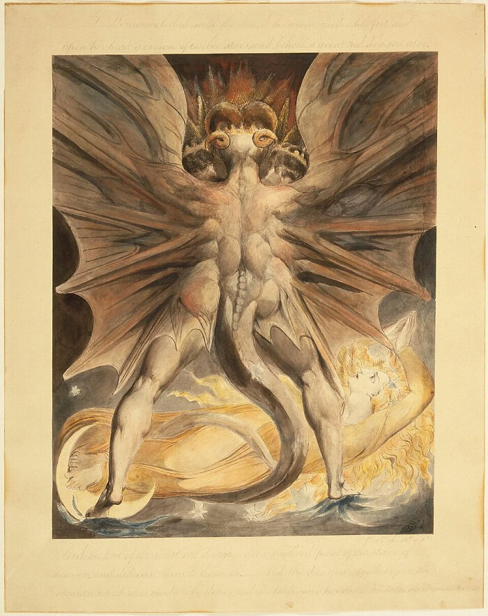 "The Great Red Dragon And The Woman Clothed In Sun," 1803-1805