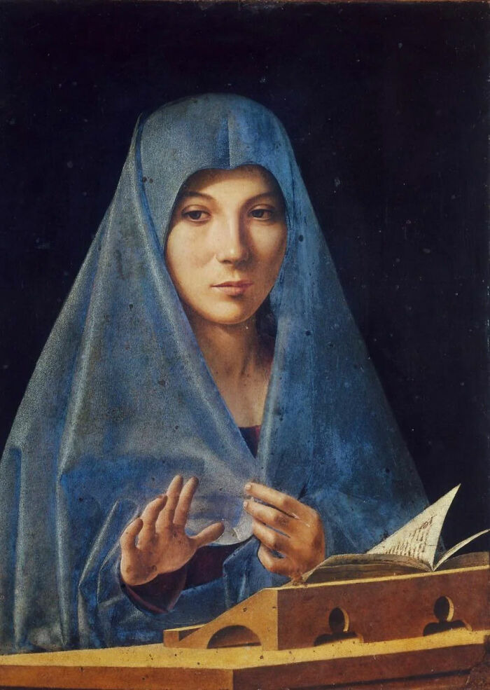 "Virgin Annunciate" By Antonello Da Messina, 1475