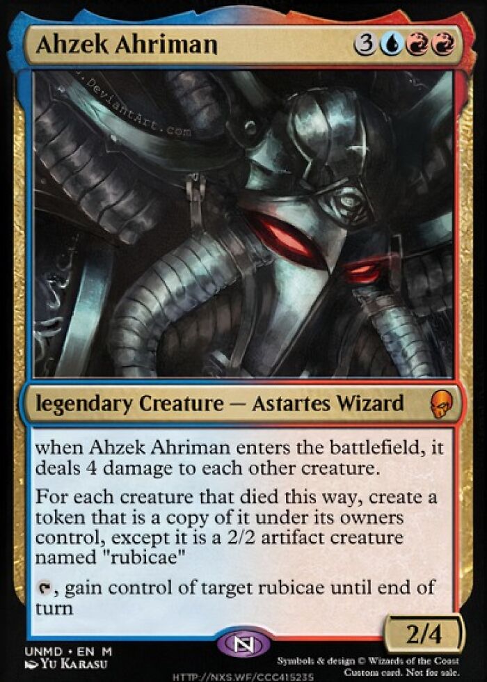 Ahzek Ahriman - Spellcrafter Extraordinaire