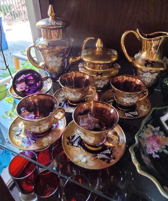 Found This Amethyst Glass When Cleaning Grandma's Attic—Score!