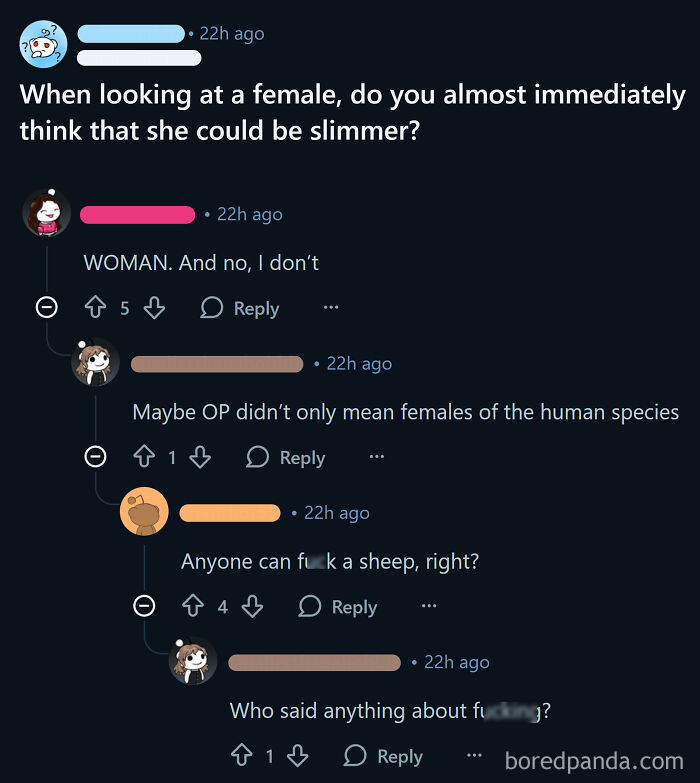 When You’re Looking at a Female... Ugh