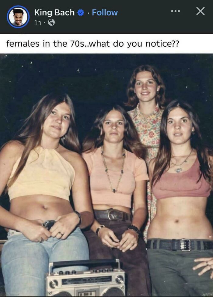 Females Back in the ’70s