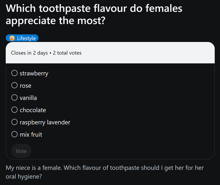 Toothpaste Flavor? Wait, What?