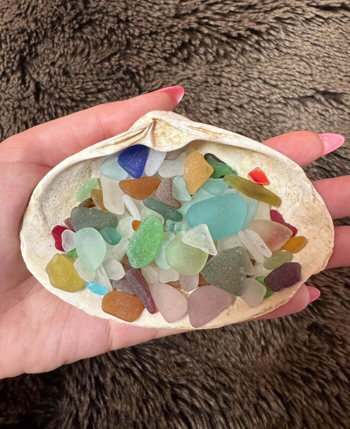Sea Glass Collector Who’s Basically A Beach Detective