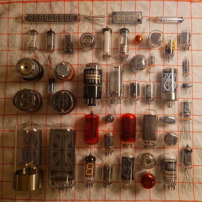 Vintage Display Tubes Collector Is Definitely Nerding Out