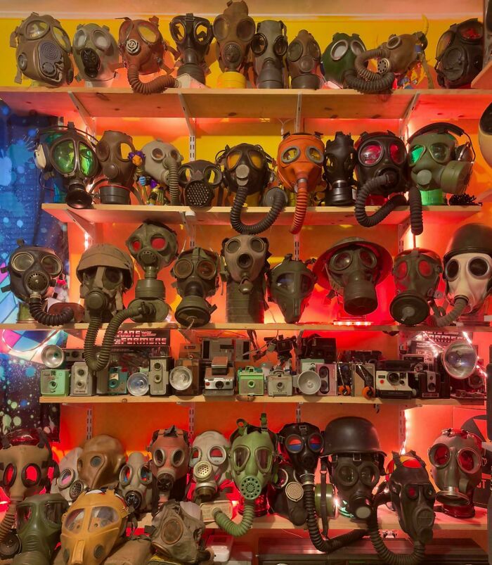Gas Mask Collector: A History Buff With Serious Style