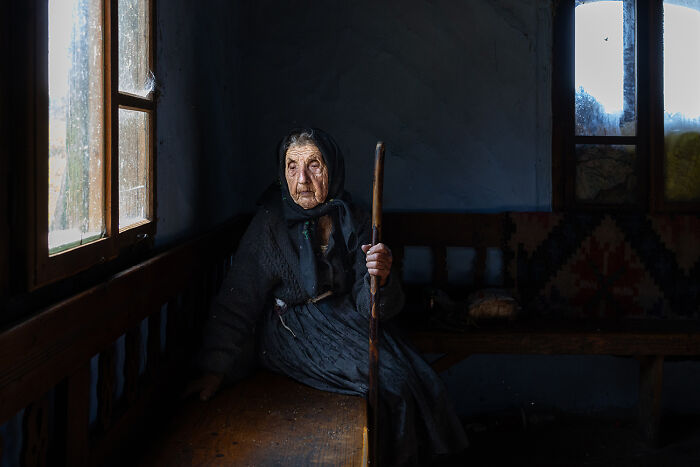 Alone in the World from Romanian Villages by Ron Cooper – Solitude, but Make it Art