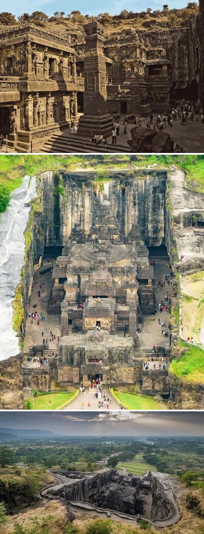 The 8th Century Kailasa Temple: Carved From ONE Rock!