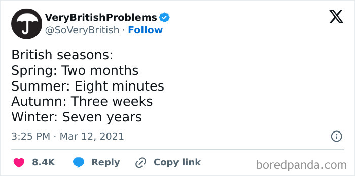 Wait, British Tweets About Rain And Tea Are This Hilarious?!