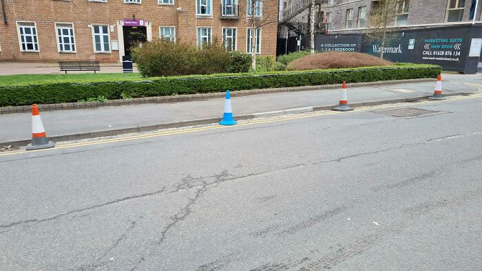 Shiny Traffic Cone: Because Even Road Stuff Can Bling