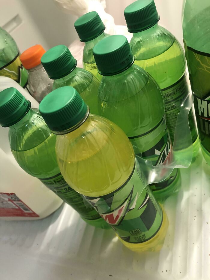 My Mountain Dew Bottle Forgot Its Color