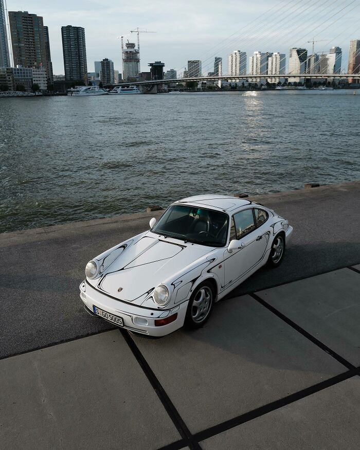 Hand-Painted Porsche by Hanna Schönwald