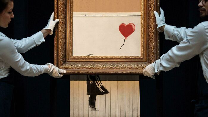 Banksy’s Self-Shredding Painting Surprise