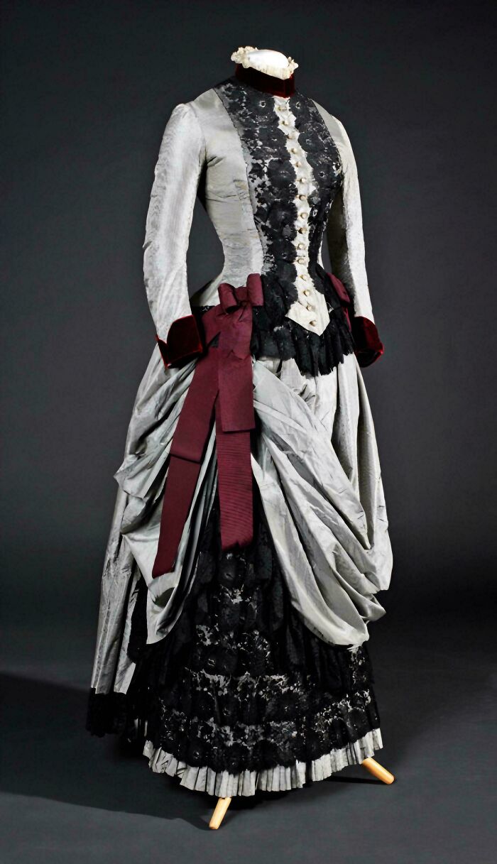 Victorian Dress So Fancy It Could Stop Traffic, Barcelona Museum Style, 1885
