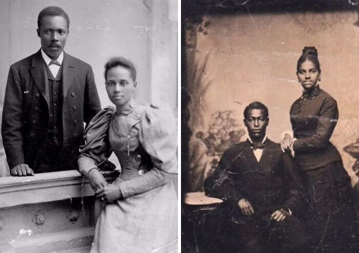 Snaps Of African American Couples Being Cute In The Late 1800s